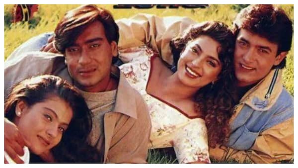Kajol takes a trip down memory lane as she celebrates 26 years of Ishq; calls Ajay Devgn, Juhi Chawla and Aamir Khan 'fab actors'