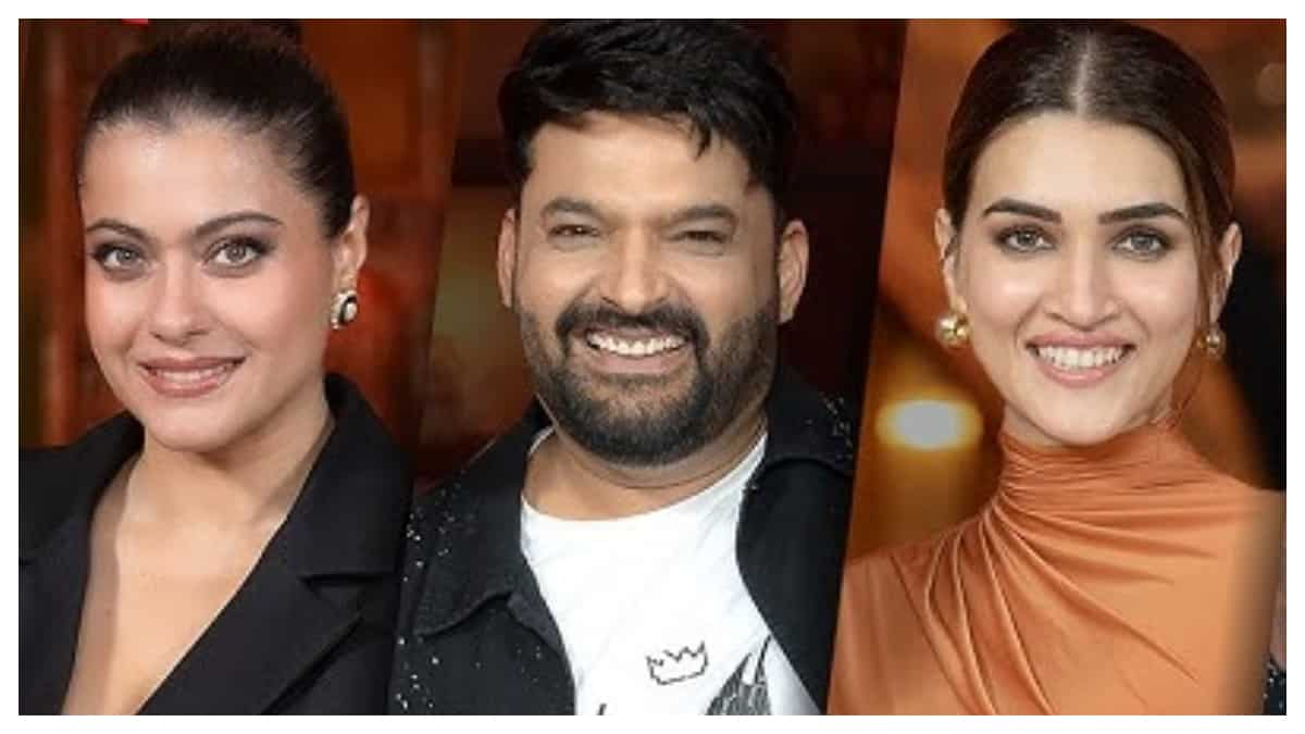 The Great Indian Kapil Show: Kajol says she gave all the training to Ajay Devgn for Singham | Watch Kapil Sharma and Kriti Sanon's reaction here