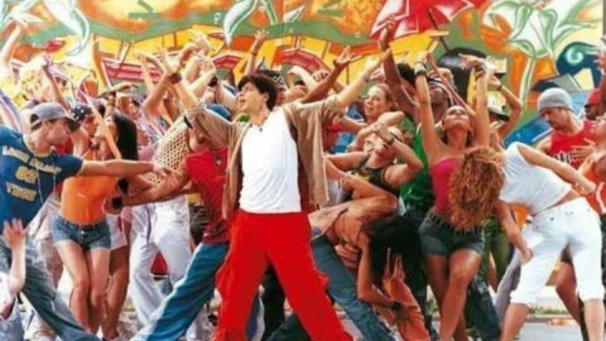 What is the name of the song featured in the image? The title of the song would remind one of a romantic comedy classic.