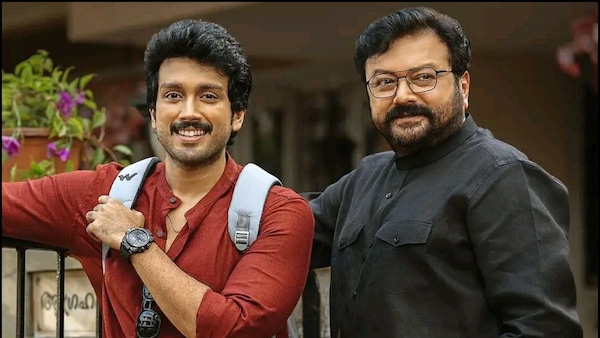 Kalidas Jayaram and Jayaram in Ashakal Aayiram