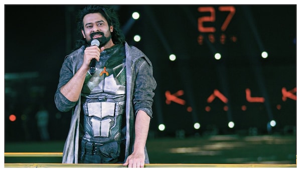 Kalki 2898 AD event- Prabhas makes a rocking entry, introduces his ride, Bujji, to the fans