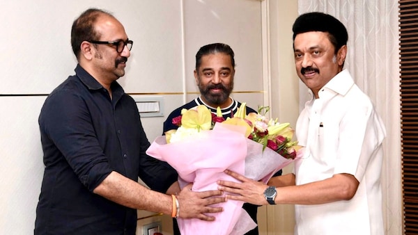 Vikram star Kamal Haasan meets Tamil Nadu Chief Minister MK Stalin