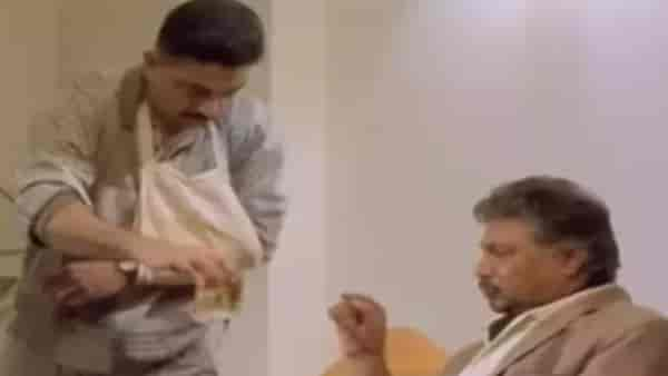 Kamal Haasan and Vikram Gokhale in Aalavandhan