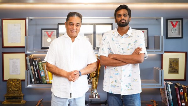 KH 233: Kamal Haasan drops an adorable message on H Vinoth's birthday