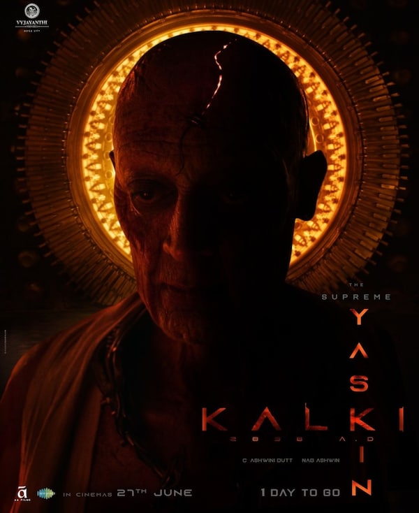 Kamal Haasan's look as Supreme Yaskin in Kalki 2898 AD.