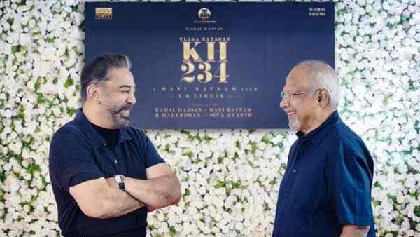 KH 234: Makers release a picture, leaving fans of Kamal Haasan and Mani Ratnam enthralled