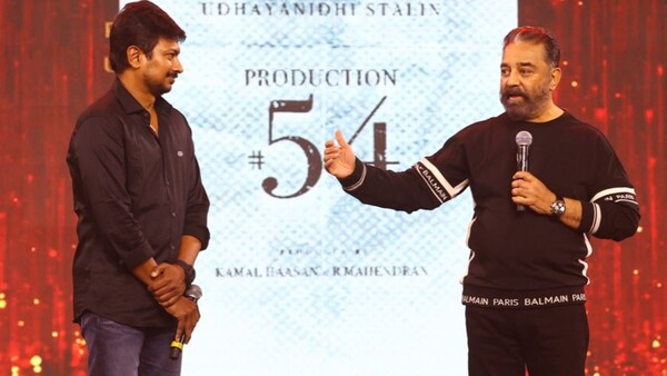 Kamal Haasan, Udhayanidhi join hands again, the latter to play the lead in the former's production venture