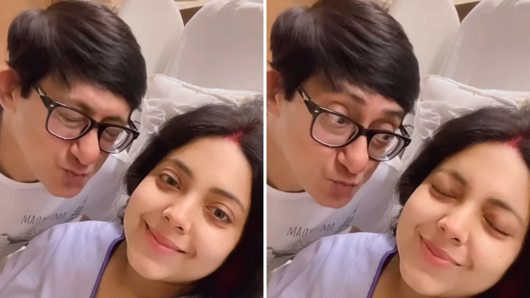 Kanchan Mullick and Sreemoyee Chattoraj share a glimpse from the hospital