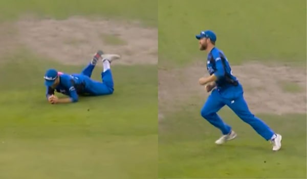 WATCH: Kane Williamson pulls off brilliant catch to dismiss Mark Chapman in The Hundred