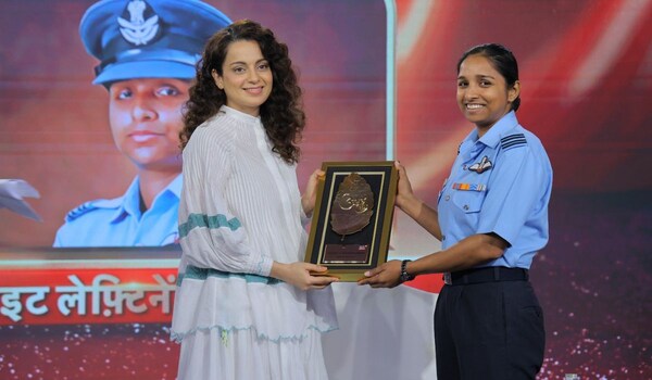 Tejas: Kangana Ranaut meets Rafale Fighter Pilot Flight Lieutenant Shivangi Singh