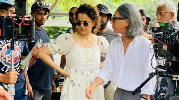 Emergency: Kangana Ranaut flaunts her 'favourite directing pose' on the sets donning the perfect summer look