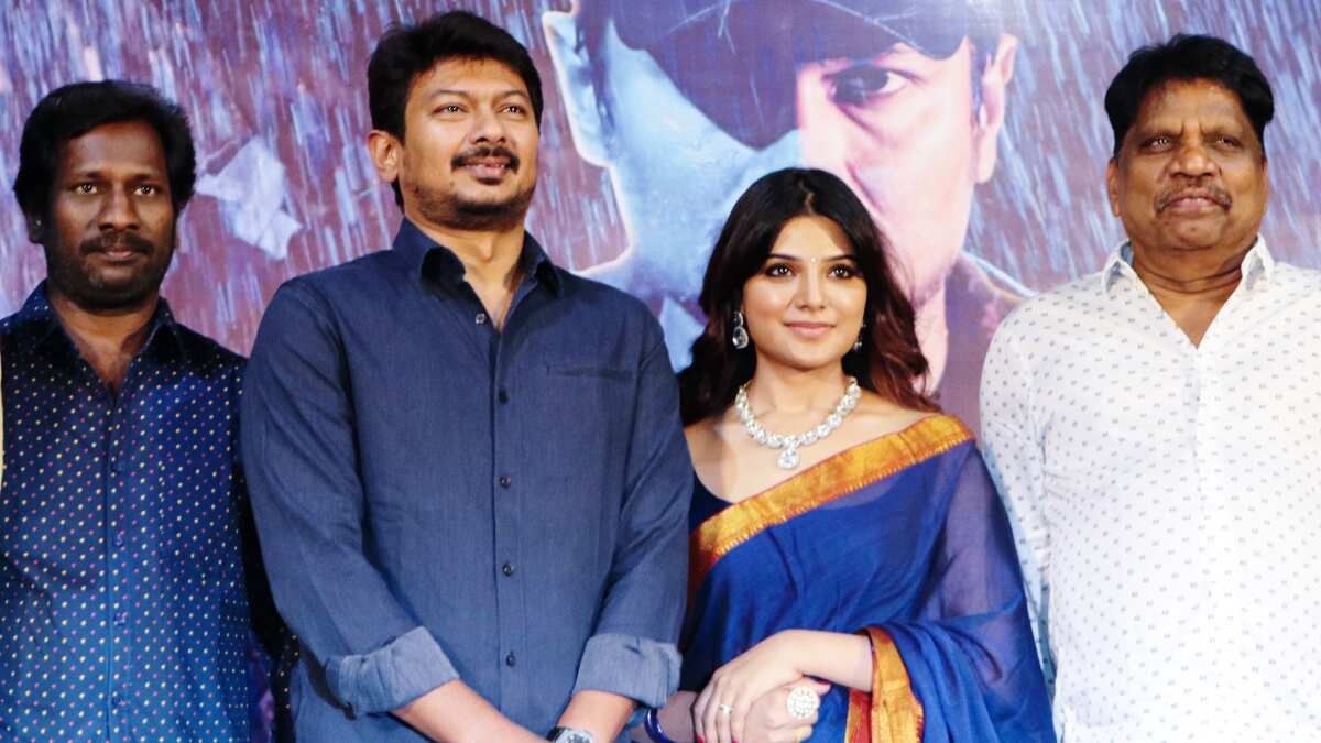 Mu Maran, Udhayanidhi, Aathmika and Shenbagamoorthy