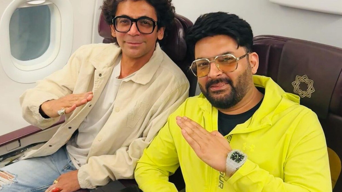 Kapil Sharma takes first flight with Sunil Grover after reuniting for The Great Indian Kapil Show; his hilarious take on the infamous fight