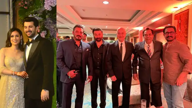 Salman Khan, Aamir Khan & more: INSIDE PHOTOS of Karan Deol-Drisha Acharya’s wedding day & reception