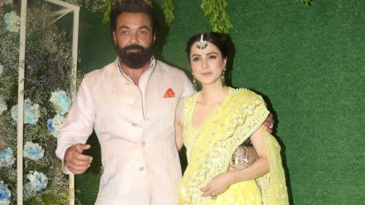 Bobby Deol with wife