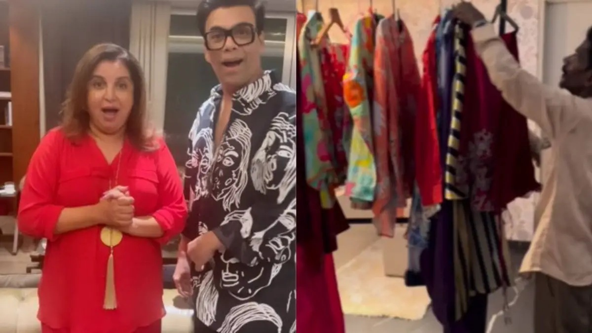 Farah Khan, Karan Johar’s playful conversation about Manish Malhotra’s Diwali party makes netizens say ‘Kaash aise dost hamare bhi hote’