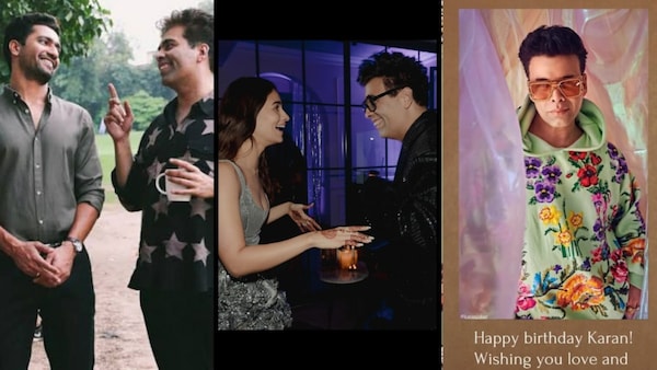 In Pics: From Alia Bhatt to Janhvi Kapoor - Celebs wish Karan Johar on his 50th birthday