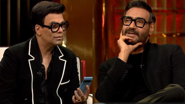 Koffee With Karan 8 — 'Once upon a time you,' Ajay Devgn reveals Karan Johar was his 'sworn enemy'