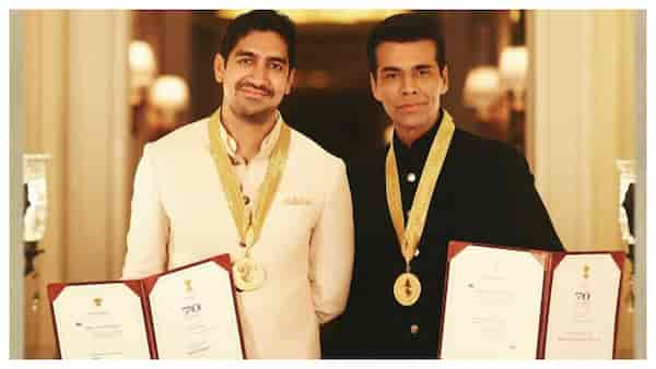 70th National Film Awards: Karan Johar celebrates Brahmastra’s historic win, shares photos with Ayan Mukerji