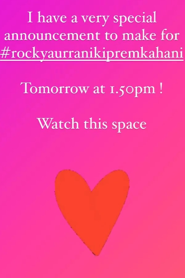 Karan Johar-Instagram story