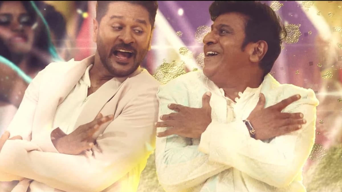 Prabhudeva Shivarajkumar and Prabhudeva burn up the dance floor in Deega Digari