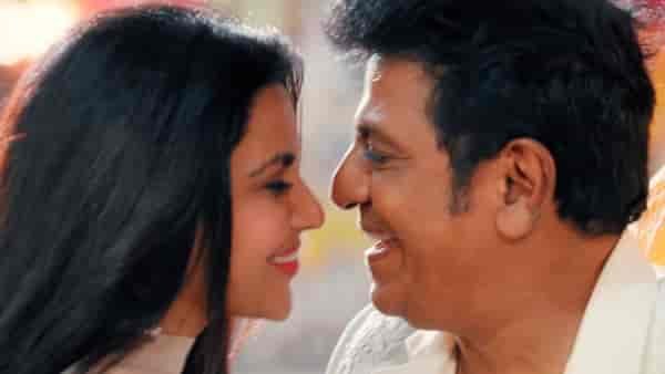 Priya Anand and Shivarajkumar in the song Meetadena Veene