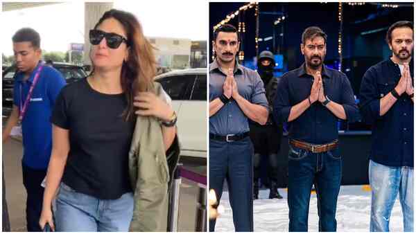 Singham Again: Kareena Kapoor Khan off to Hyderabad in style; ready to kickstart Rohit Shetty's film