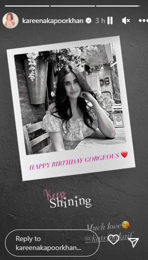 Kareena Kapoor Khan's Instagram Story