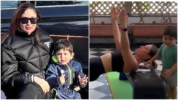 Watch! Kareena Kapoor Khan’s cutest workout partner Jeh Ali Khan