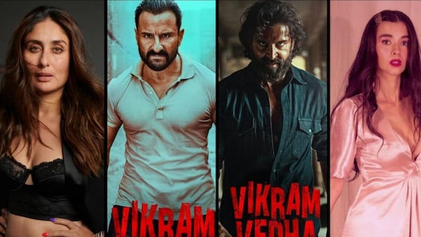 Vikram Vedha Teaser: Kareena Kapoor Khan, Saba Azad support the upcoming film starring Hrithik Roshan, Saif Ali Khan