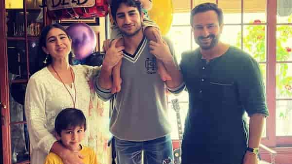 A glimpse into Saif Ali Khan’s birthday with Kareena Kapoor Khan and his four kids