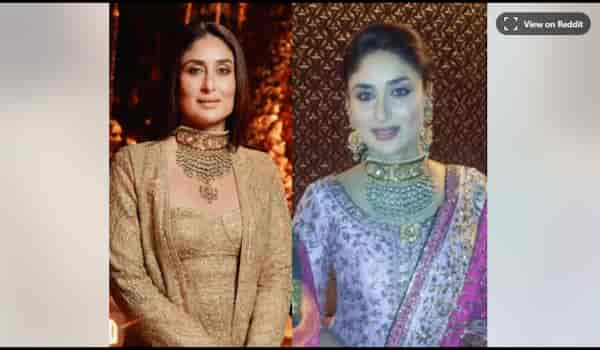 Kareena Kapoor re-wearing her wedding reception gold necklace