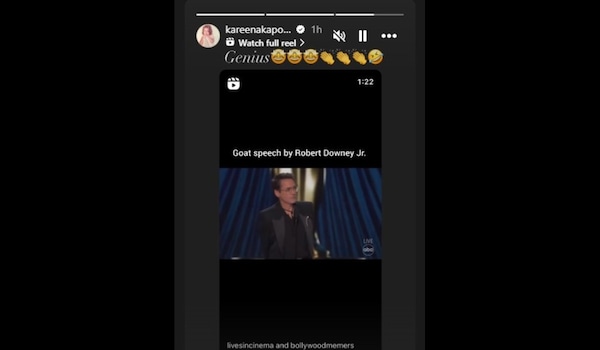 Kareena Kapoor's reaction on Robert Downey Jr's Oscars 2024 speech
