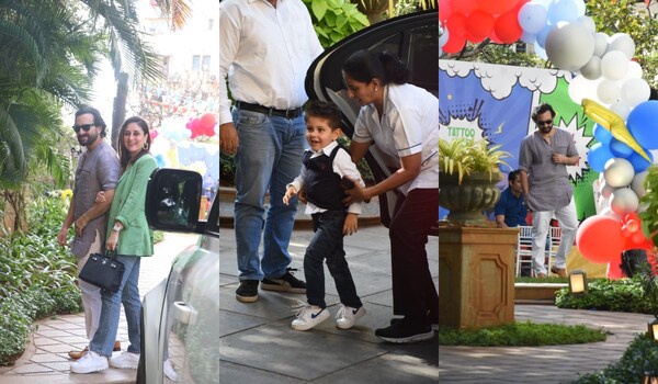 Kareena Kapoor and Saif Ali Khan’s son Jeh arrives in style for his third birthday party | Check out pics