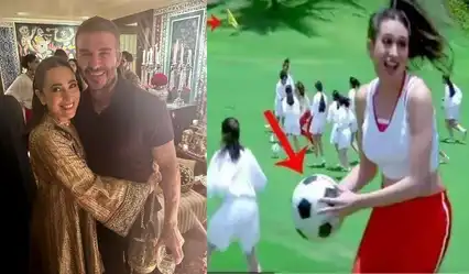Karisma Kapoor reacts to the meme featuring herself and David Beckham: ‘This is hilarious’