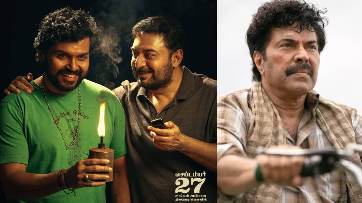 Meiyazhagan actors Karthi, Arvind Swami express admiration for Mammootty; reveal their favourite Malayalam films