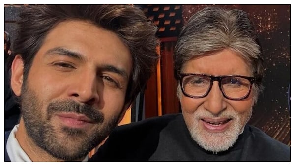 KBC 16: Here’s what happened when Kartik Aaryan’s mom saw his romantic scene on screen; Amitabh Bachchan’s reaction is unmissable!