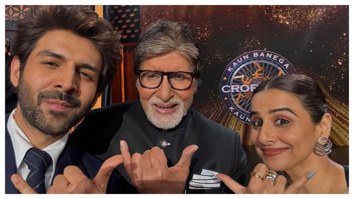 KBC 16: Kartik Aaryan's Rooh Baba and Vidya Balan's Manjulika unite with Amitabh Bachchan's Bhoothnath