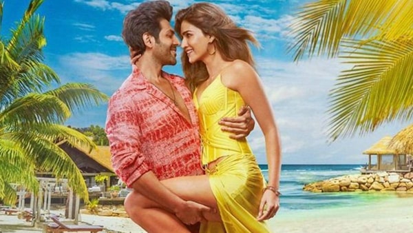Kartik Aaryan and Kriti Sanon in Shehzada