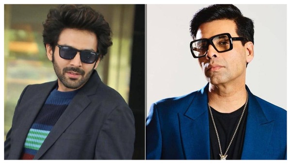 Kartik Aaryan-Karan Johar (Source: Instagram)