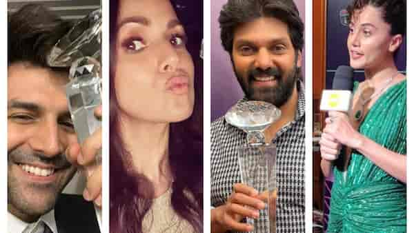 OTTplay Awards 2022: Kartik Aryan, Konkona Sen Sharma flaunt their OTTplay Award proudly