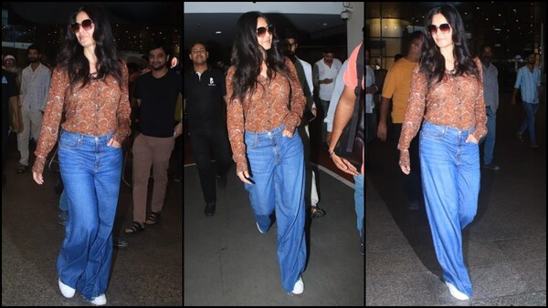 Photos: Katrina Kaif turns heads with her comfort-chic airport look