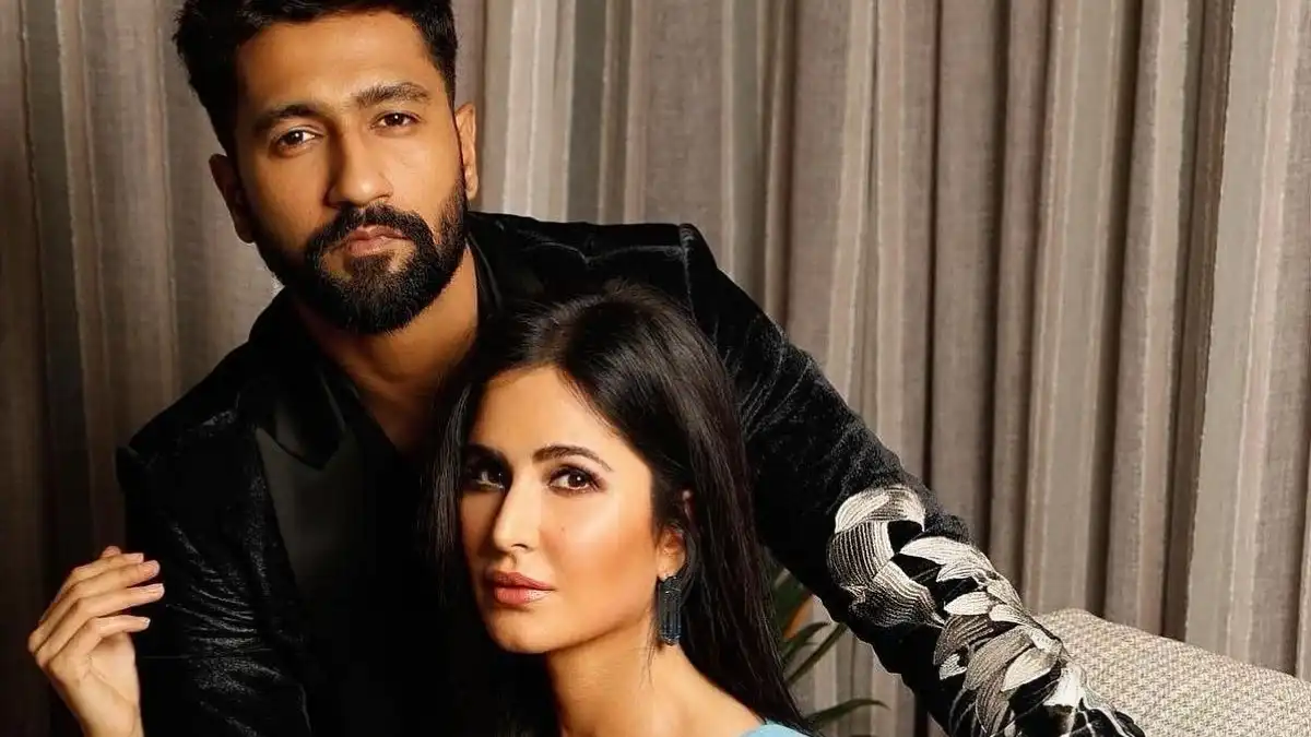 Vicky Kaushal kisses Katrina Kaif, calls her 'dearest wife' at THIS huge event - watch