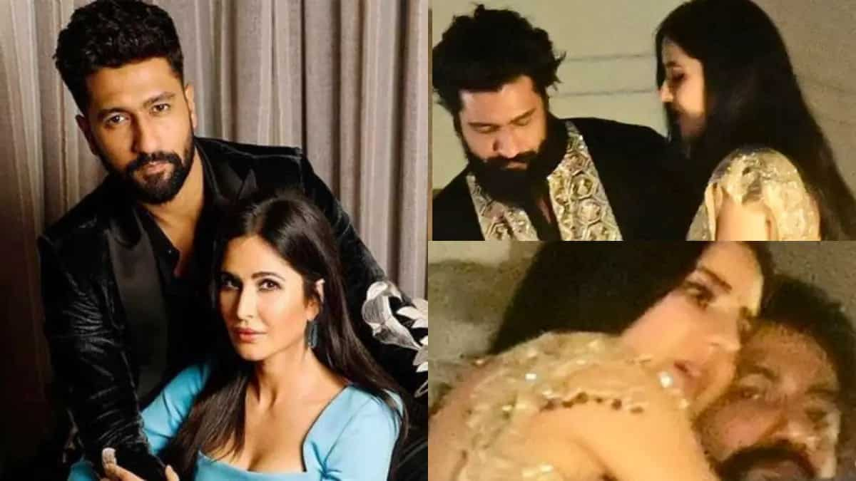 Katrina Kaif Tightly Hugs Vicky Kaushal At Amritpal Singh Bindras Diwali Party Fans Love Every