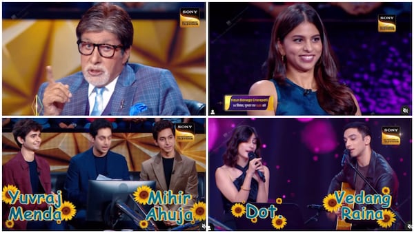 KBC 15 gets The Archies delight – Suhana Khan, Agastya Nanda pray for easy questions; Amitabh Bachchan smiles with an answer