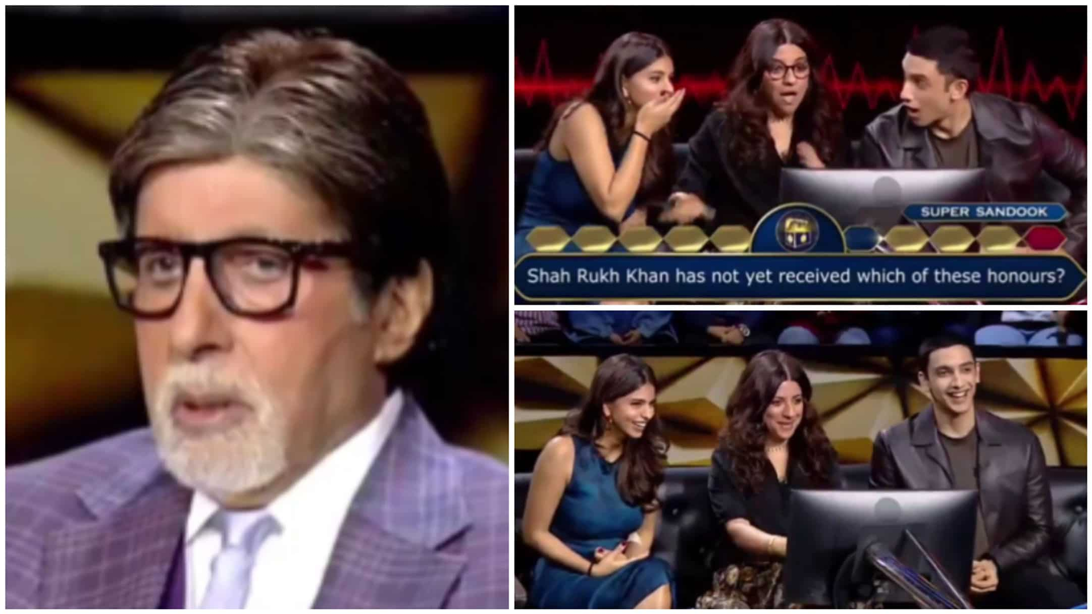 KBC 15 – Did Suhana Khan Fail To Answer A Question About Shah Rukh Khan ...