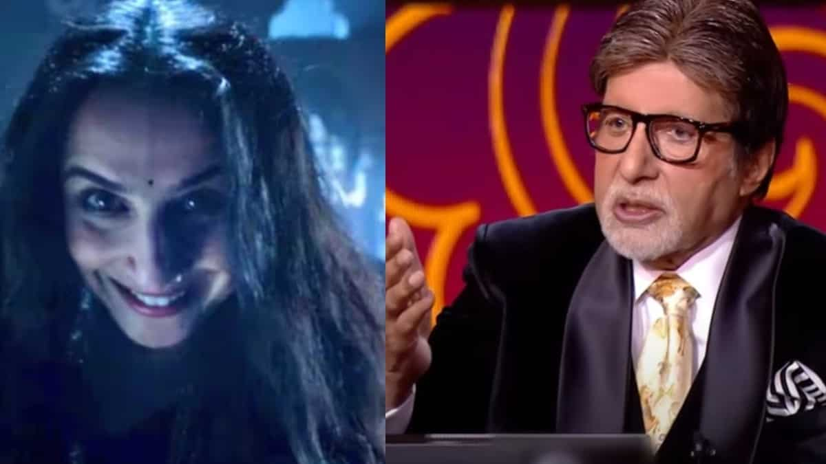 KBC 16: Vidya Balan's Manujlika scares 'Bhootnath' Amitabh Bachchan | Watch