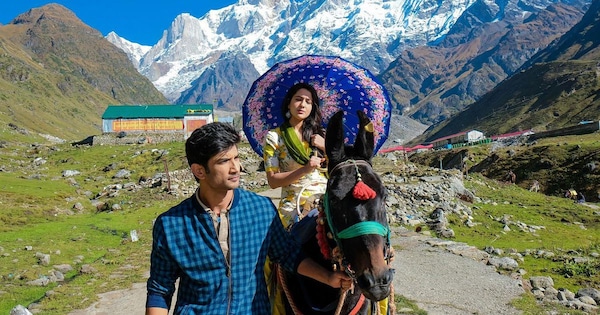 Sara Ali Khan and late actor Sushant Singh Rajput in the movie Kedarnath
