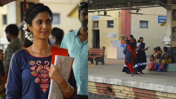Keerthi Pandian introduces Anandhi from Blue Star ahead of Tamil film’s release  | Check out pics