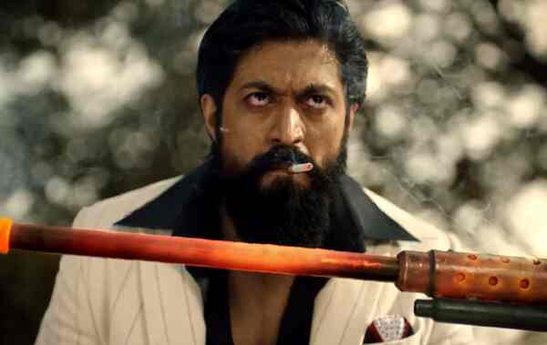 Yash in a still from KGF